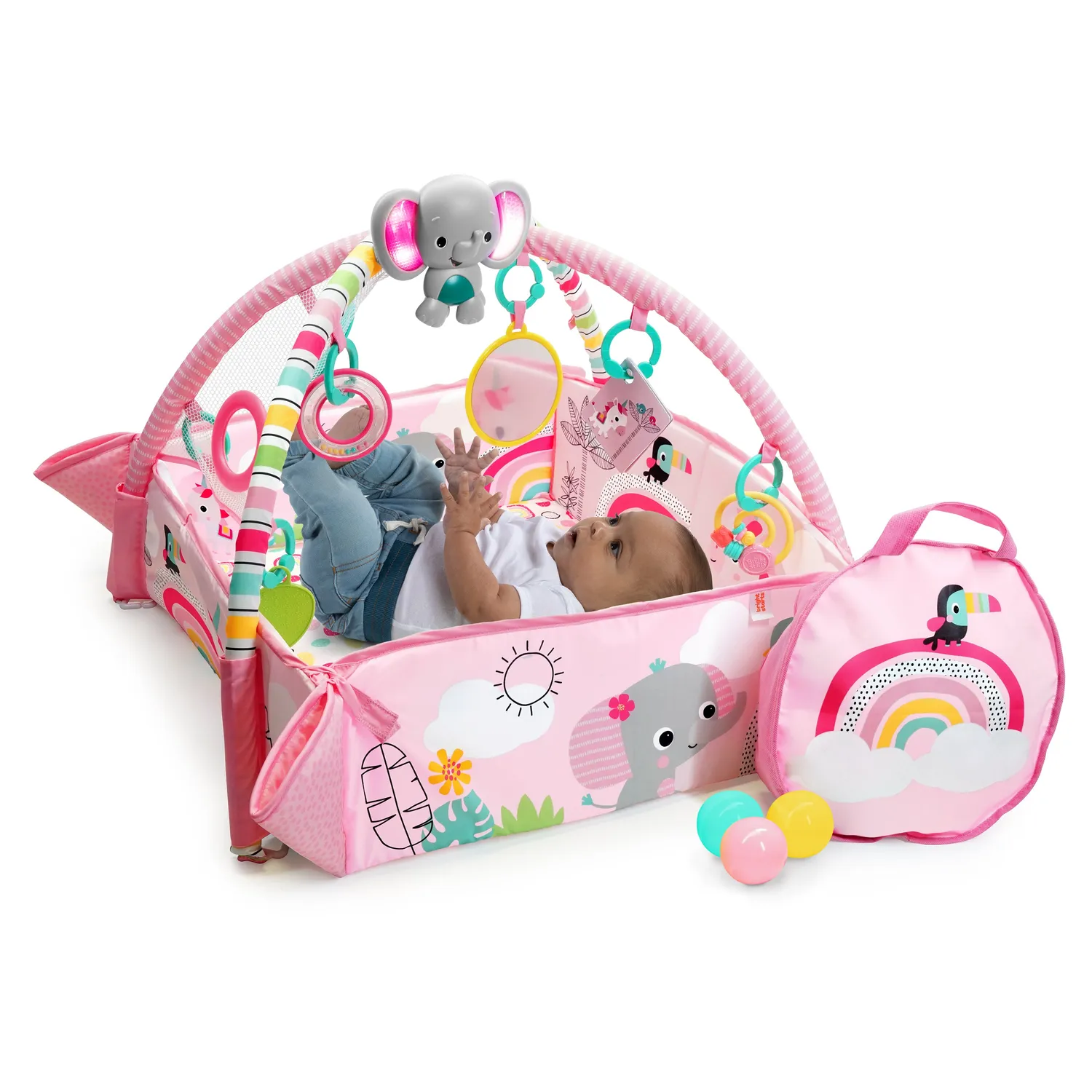 Bright Starts 5-in-1 Your Way Ball Play Bällebad Regenbogen