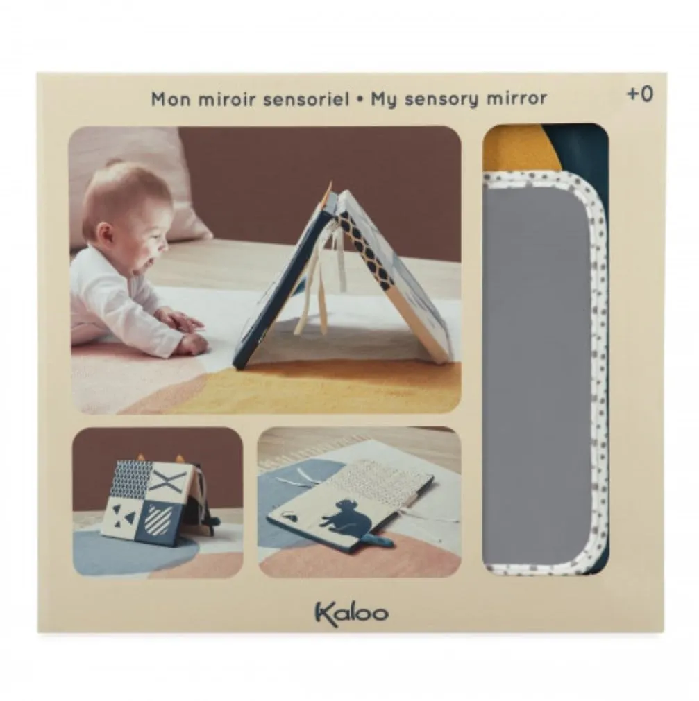 Kaloo Stimuli K227001 Babyspiegel mit 4 Sinnesflächen