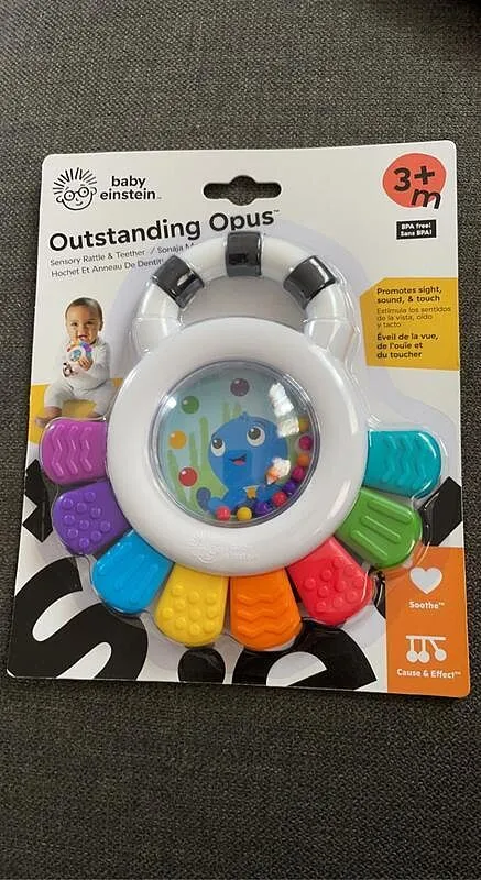 Baby Einstein Outstanding Opus Beissring Rassel Oktopus
