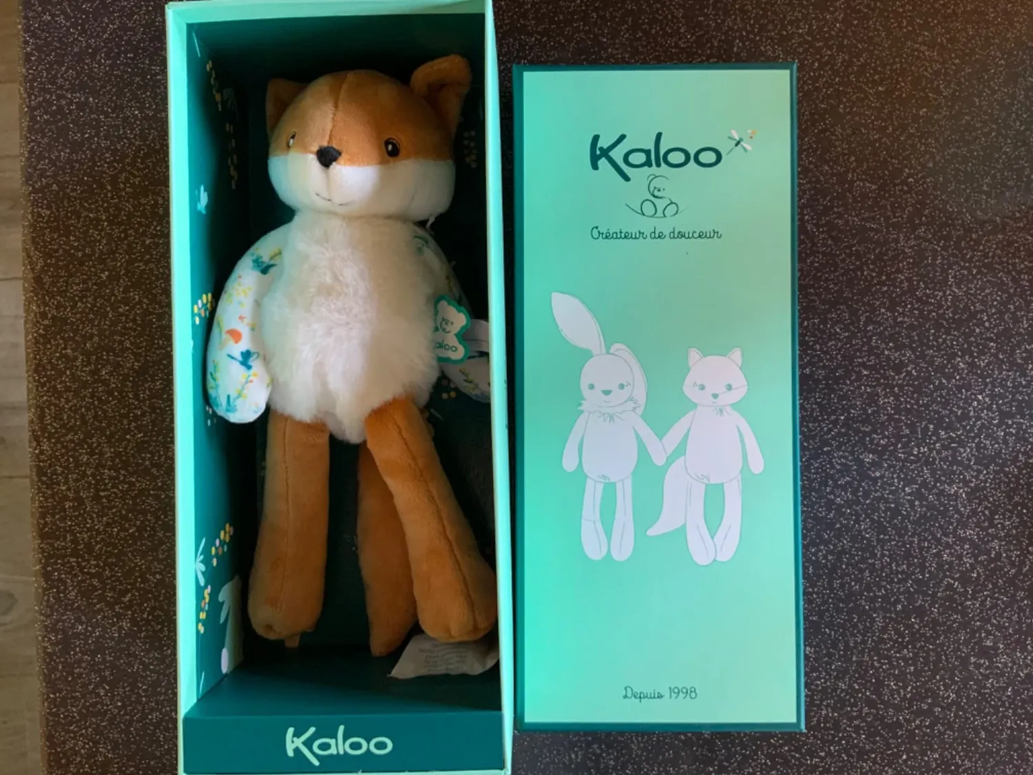 Kaloo Fripons Leonard Fuchs Kuschelpuppe 25 cm waschbar