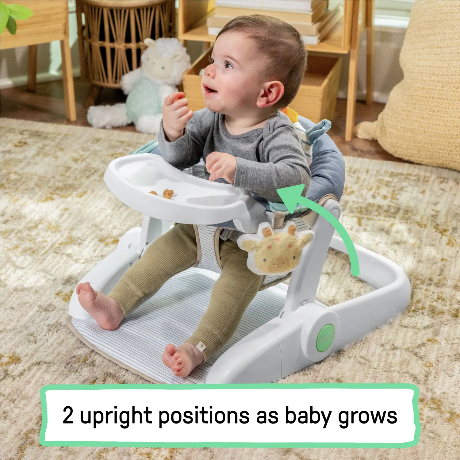 Ingenuity Prop Spot Bodensitz Casi Zebra 3-in-1
