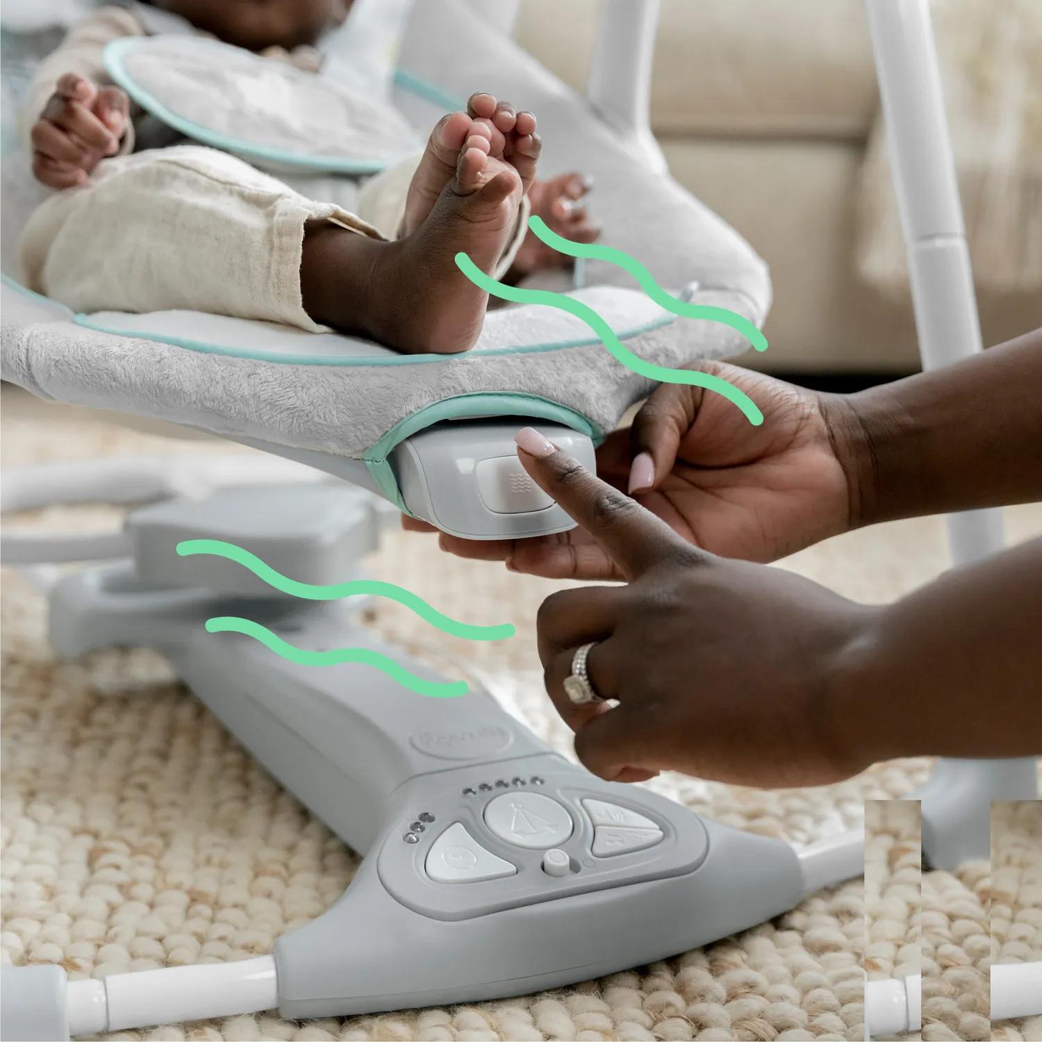 Ingenuity ConvertMe Wimberly Babyschaukel 2-in-1 tragbar