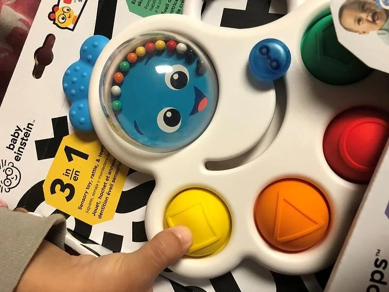 Baby Einstein Octo-Push Bubble Pop Sensorikspielzeug Beissspielzeug 6M+