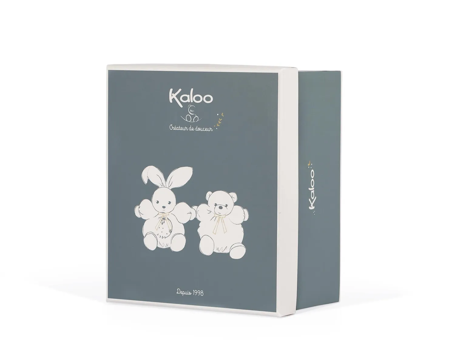 Kaloo Perle Patapouf Plüschhase blau 18 cm mit Box