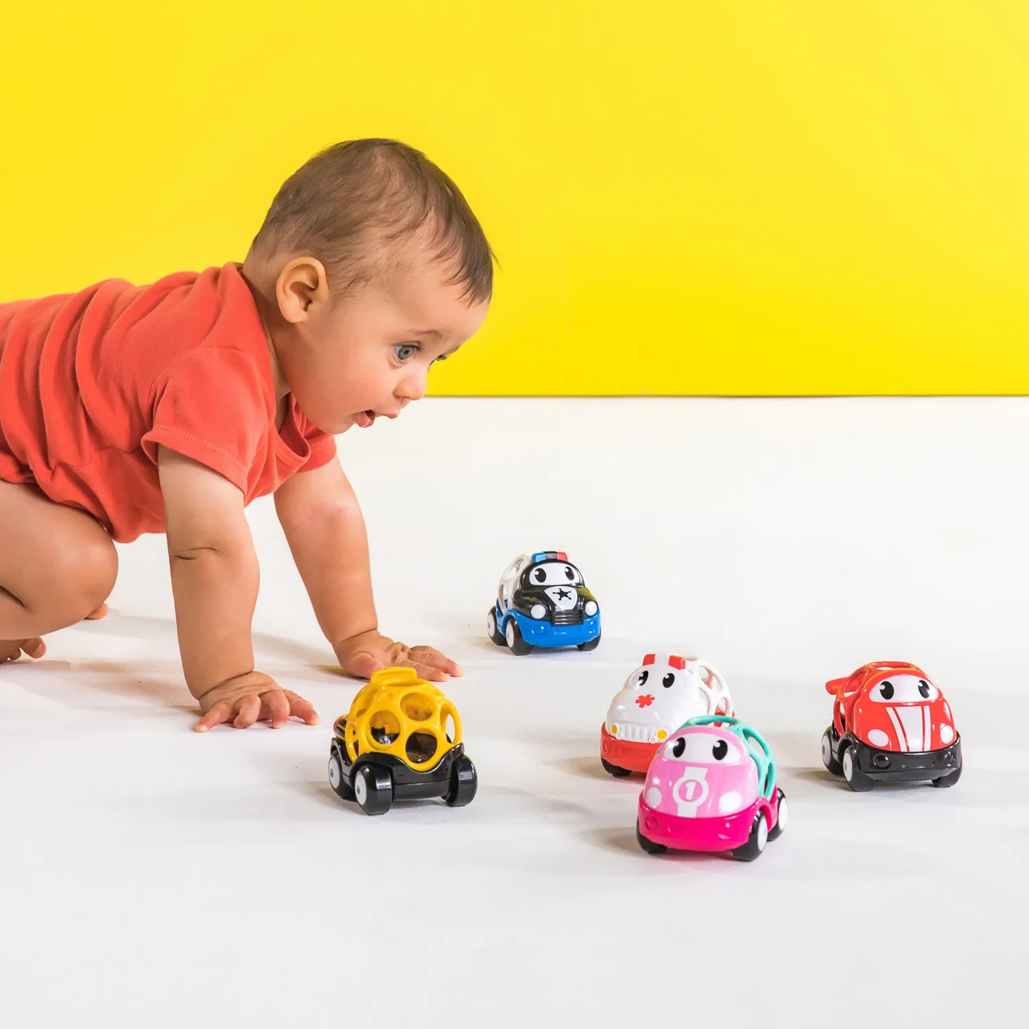 Bright Starts Go Grippers Fahrzeug Oball-Auto ab 18 Monaten