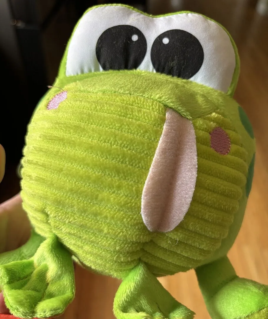 Bright Starts Bop Around Frog Plüschspielzeug mit Musik