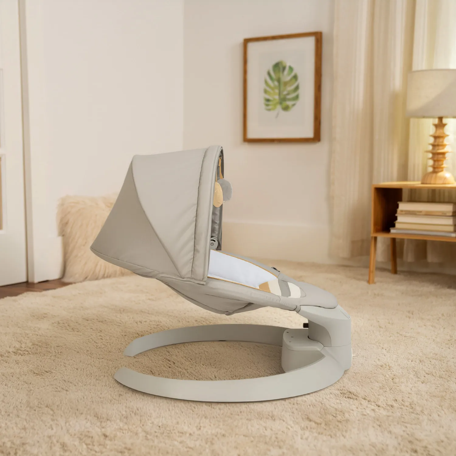 Ingenuity Inlighten Bounce & Sway Babyschaukel Pebble Shore Bluetooth