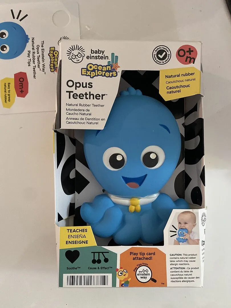 Baby Einstein Opus Beissring Naturkautschuk Oktopus ab 0 Monaten