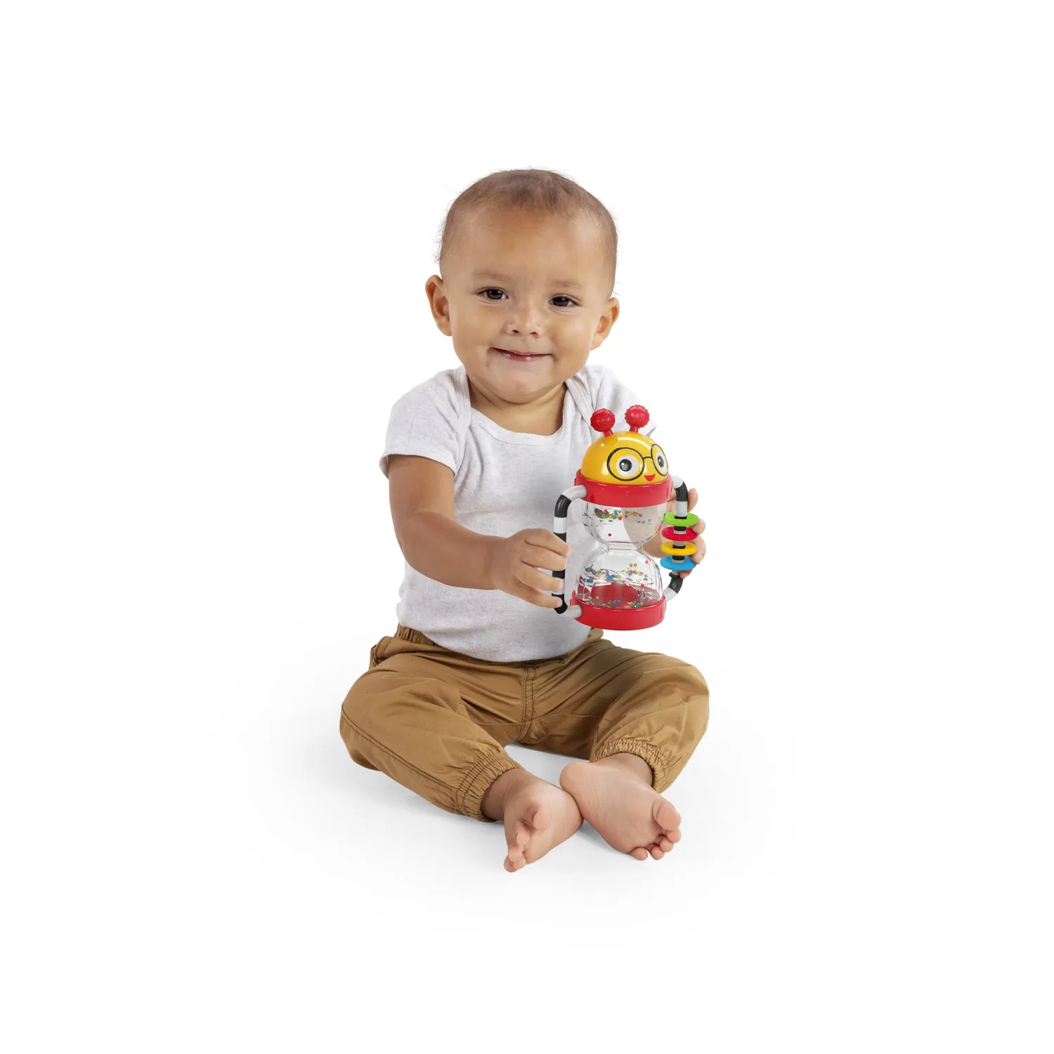 Baby Einstein Cals Sensory Shake-up Rassel mit Spiegel ab 3 Monaten