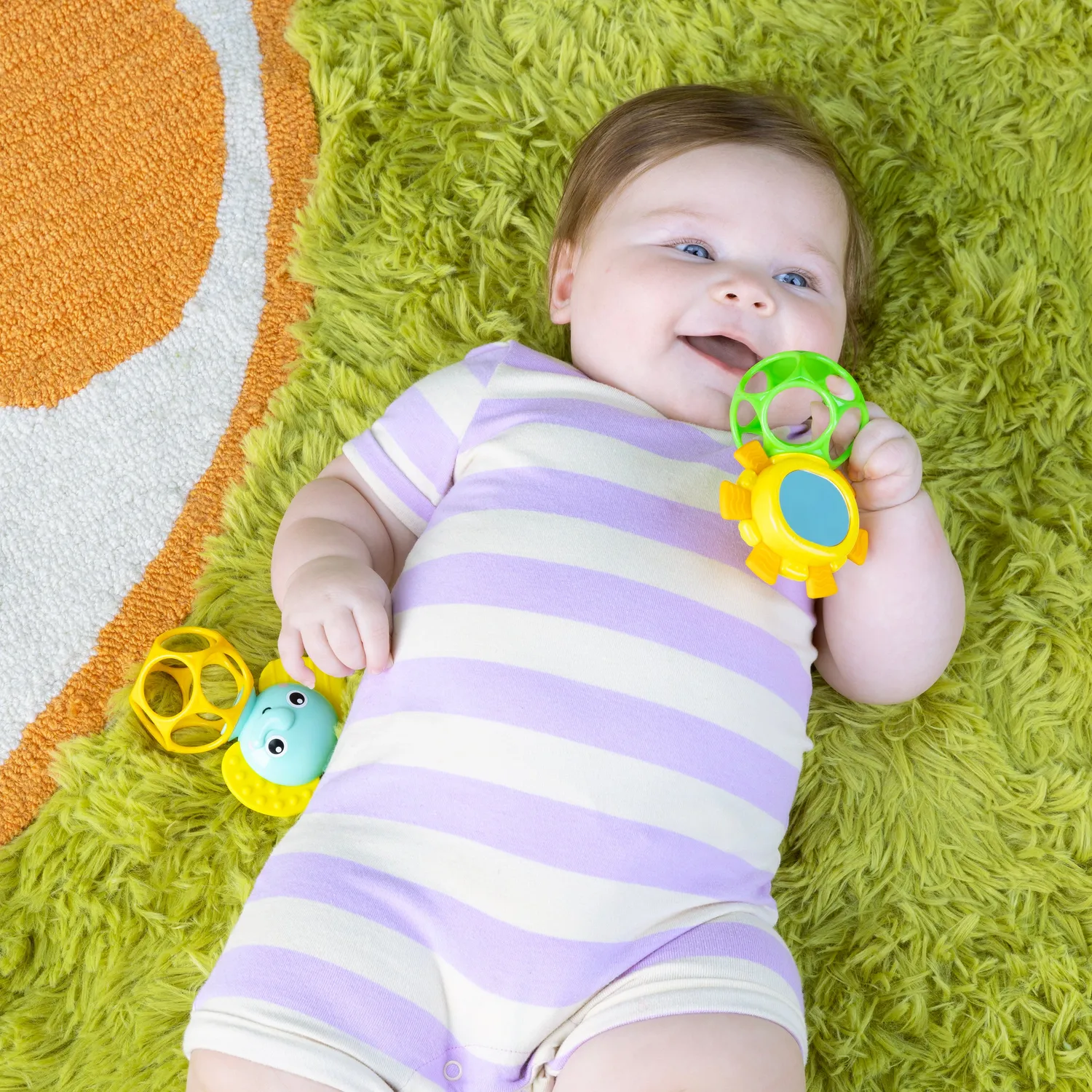Bright Starts Soother Pals Beissspielzeug 2er Pack flexibel