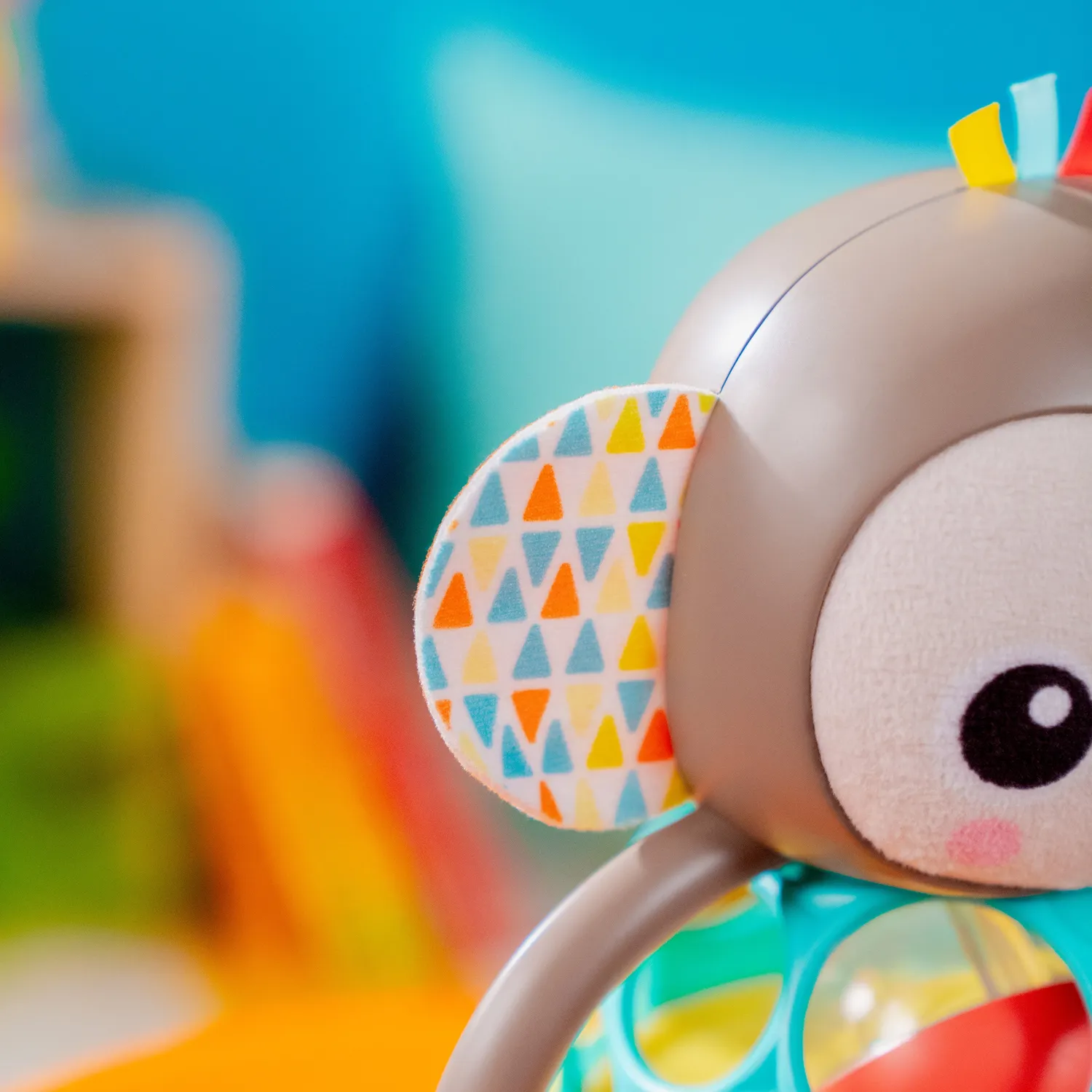 Bright Starts Grab & Giggle Monkey Babyspielzeug mit Licht