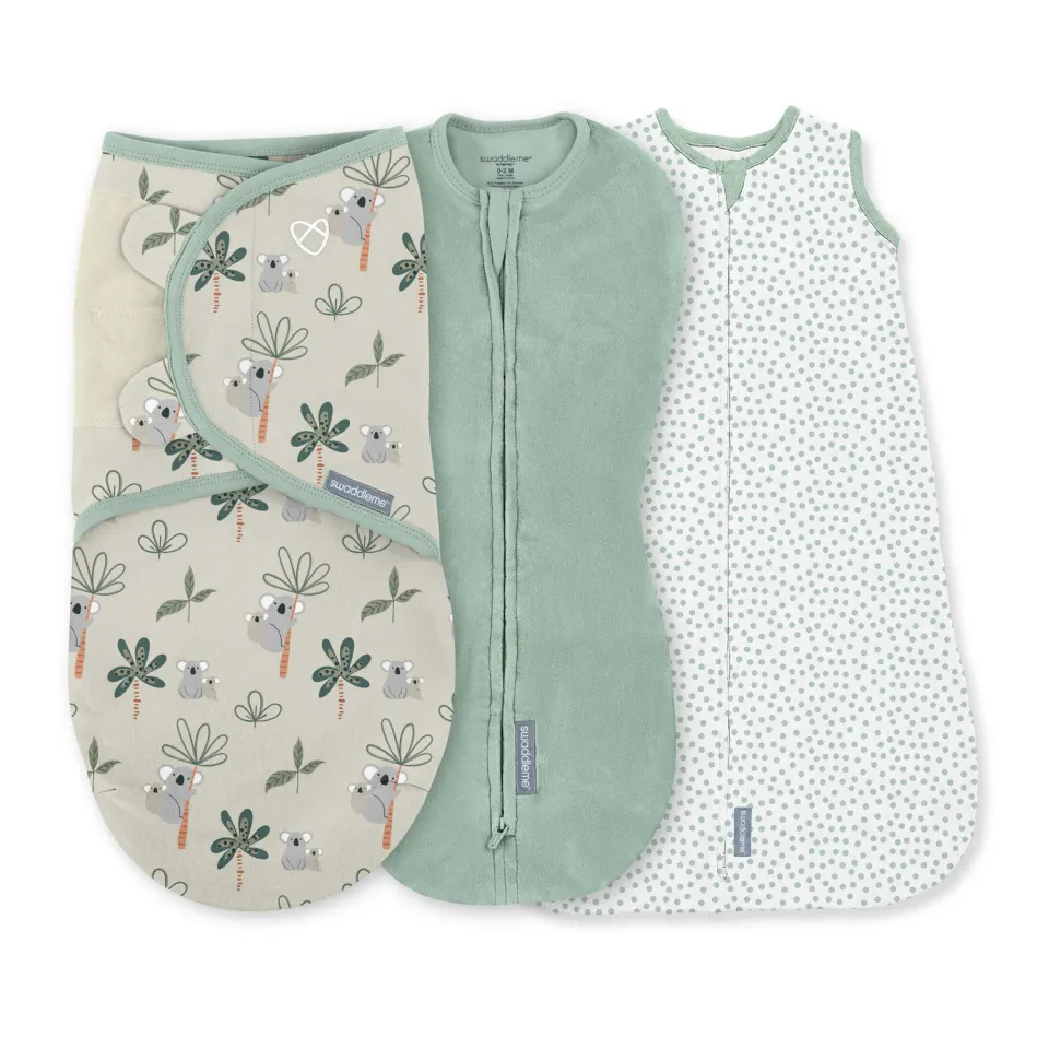 SwaddleMe Comfort Pack Pucksack 0-3 Monate Koala 3er