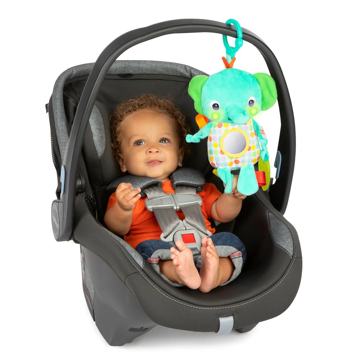 Bright Starts Huggin Lights Elefant Kuscheltier mit Musik 0-36 M.