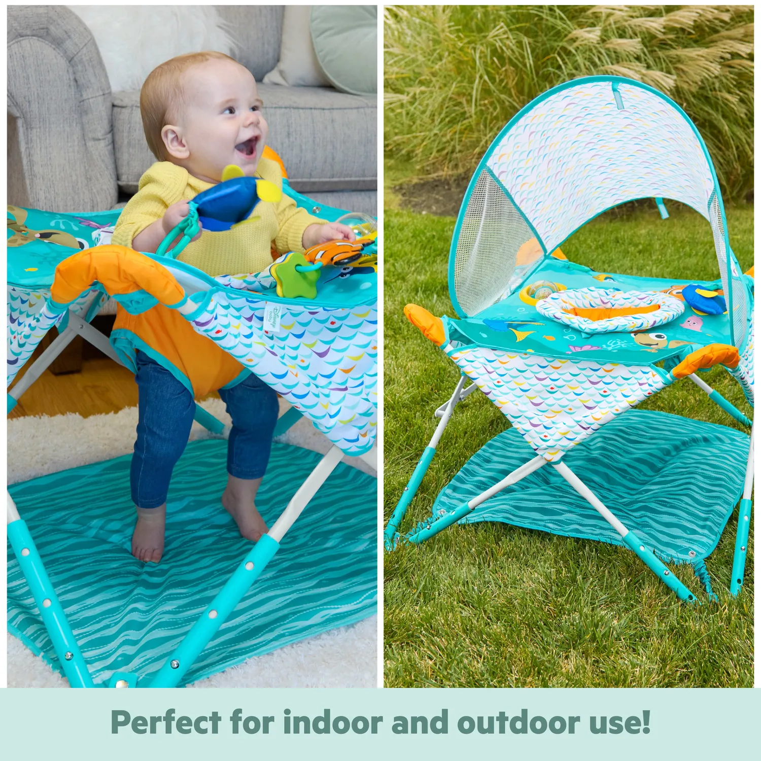 Disney Baby Findet Nemo Pop N Jump Jumper faltbar mit Dach