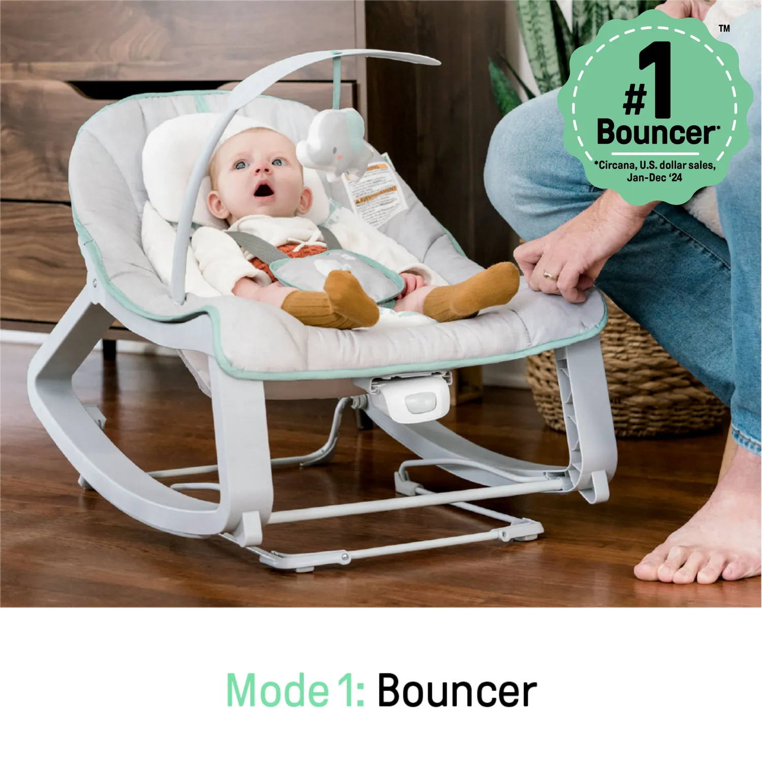 Ingenuity Keep Cozy 3-in-1 Babywippe Weaver