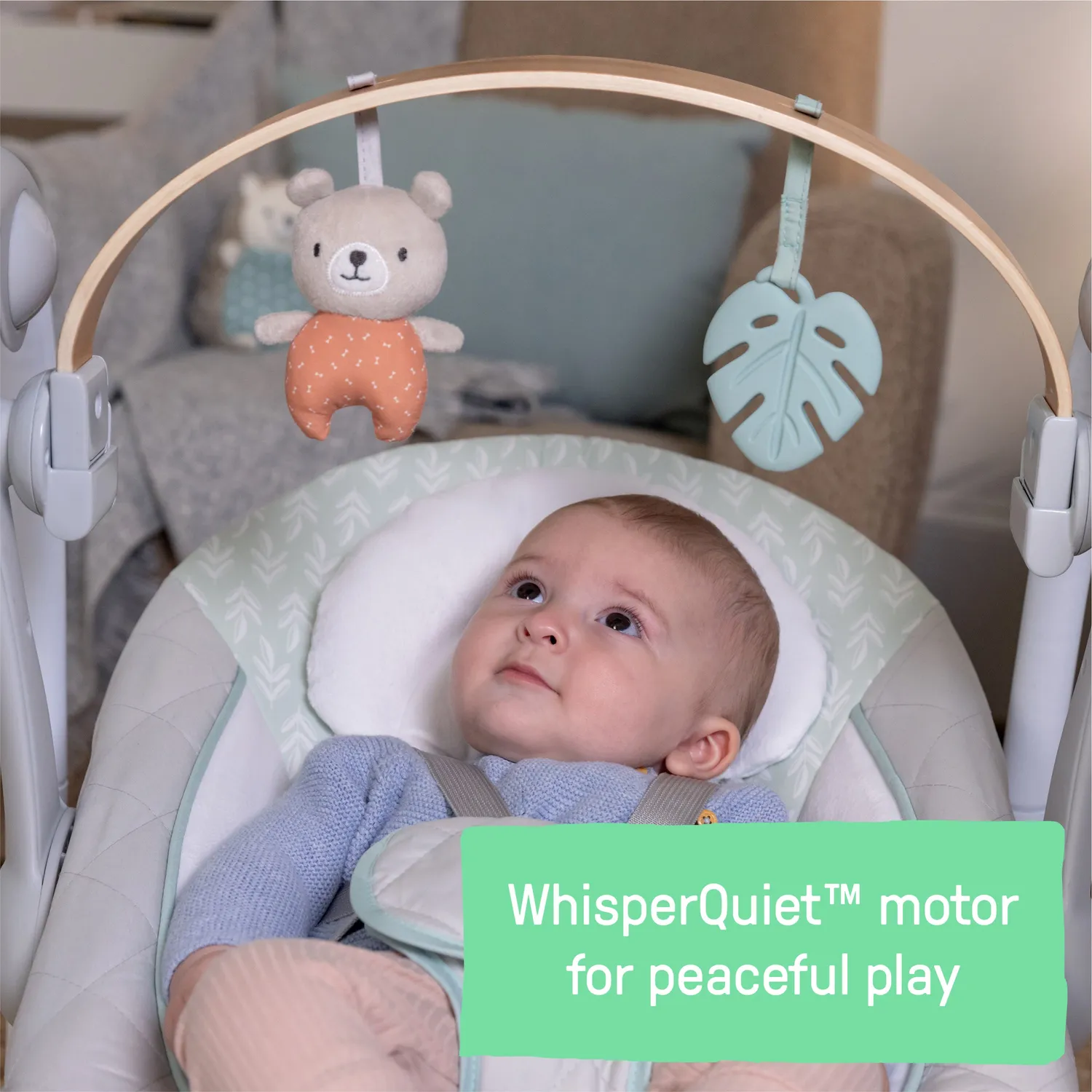 Ingenuity Cozy Spot Swing Babyschaukel mit USB