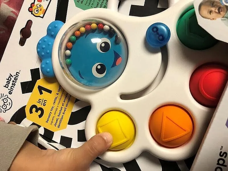 Baby Einstein Octo-Push Bubble Pop Sensorikspielzeug Beissspielzeug 6M+