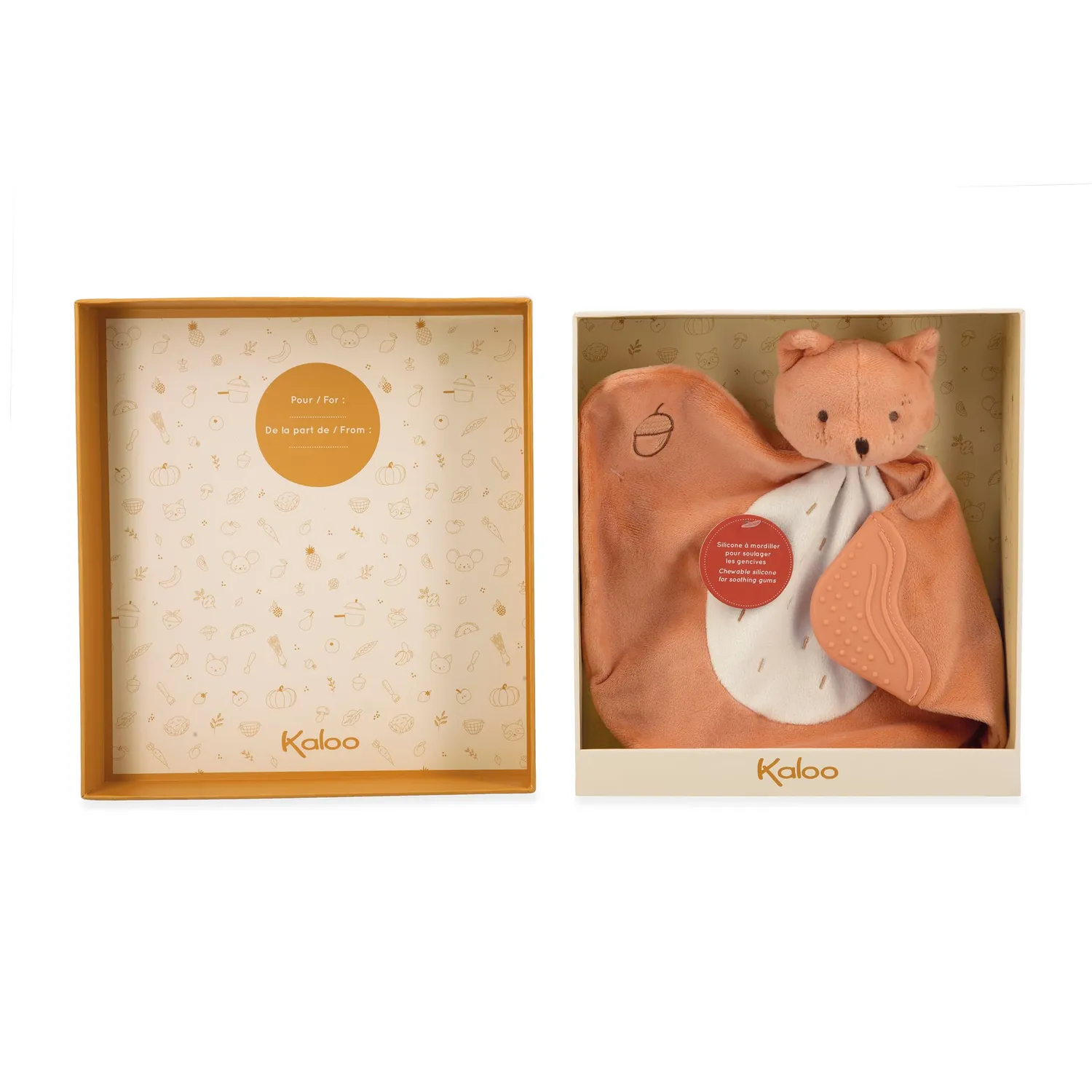 Kaloo Eichhörnchen Babyball 23 cm Beissring