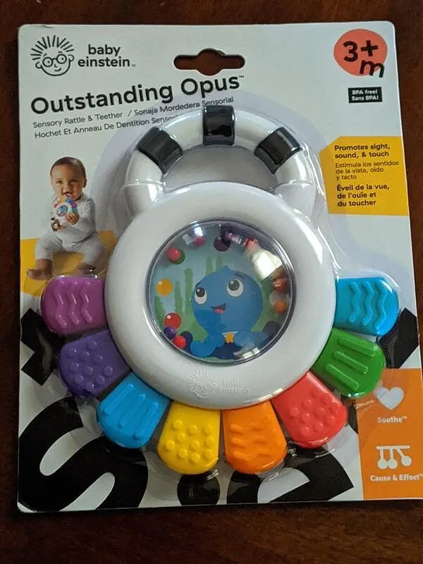 Baby Einstein Outstanding Opus Beissring Rassel Oktopus