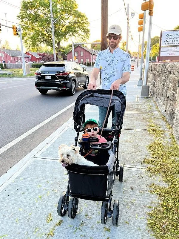 Summer by Ingenuity 3Dlite Wagon Bollerwagen rot-schwarz
