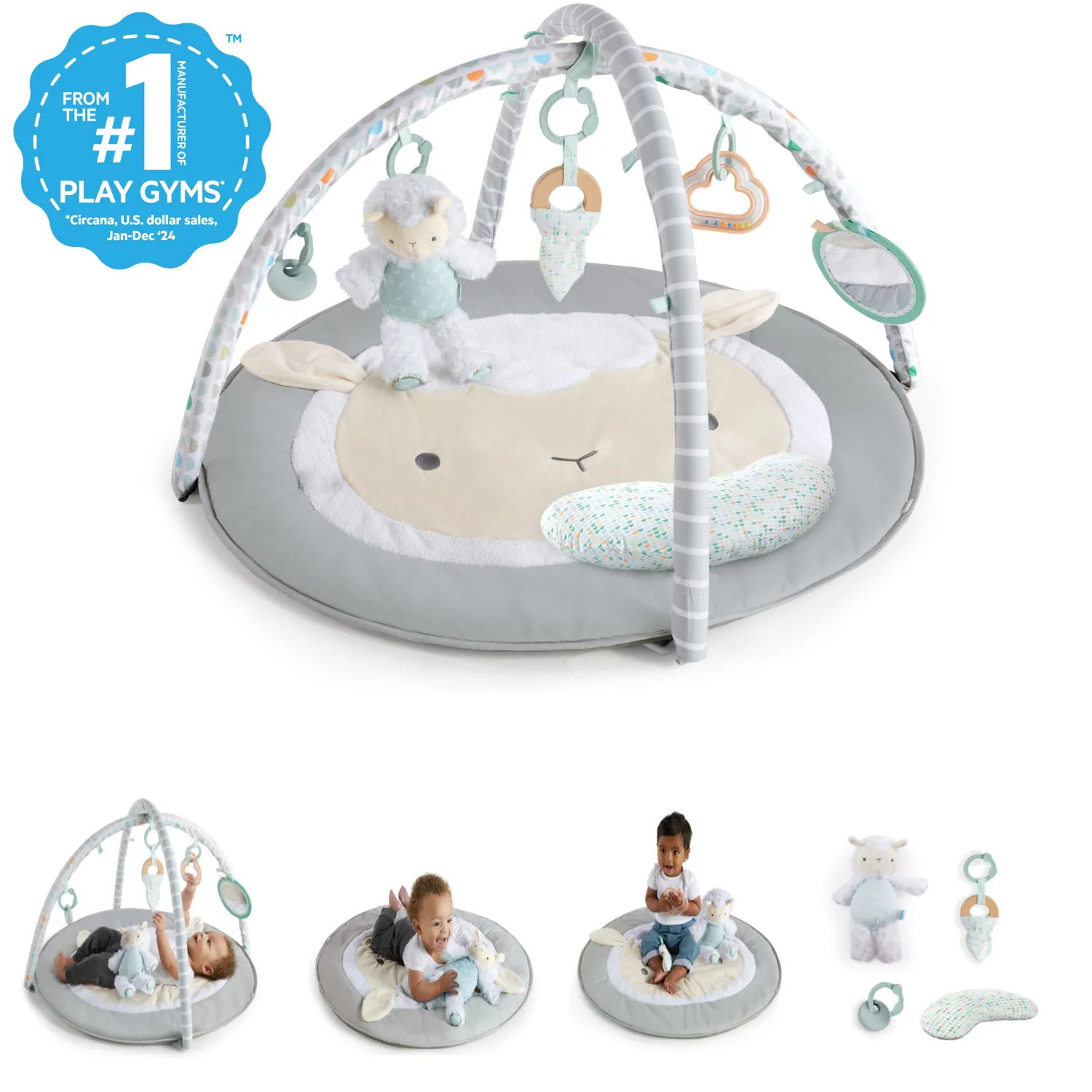 Ingenuity Sheppys Spot Spielmatte Spielbogen Corrie Plüsch