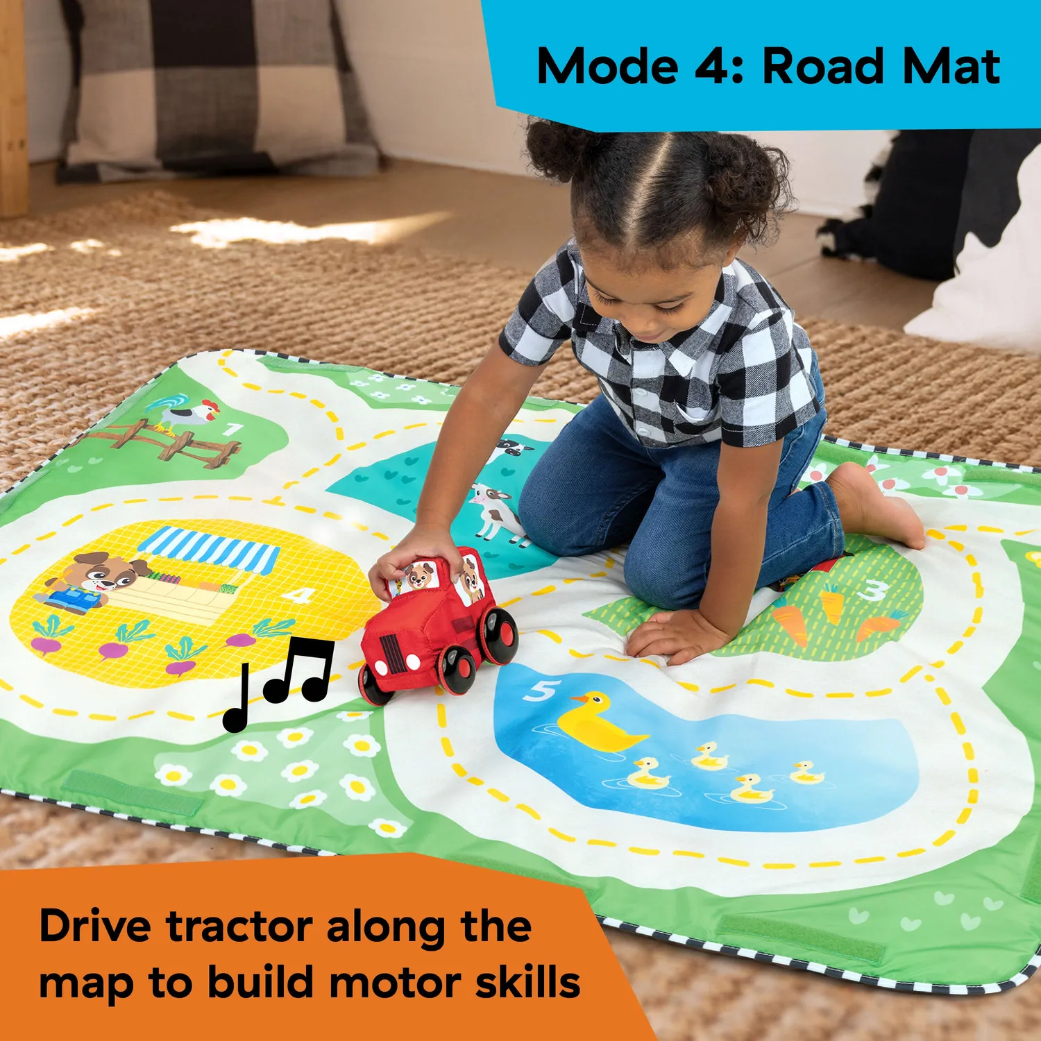 Baby Einstein Farm Explorers Busy Barnyard Spieldecke 4-in-1