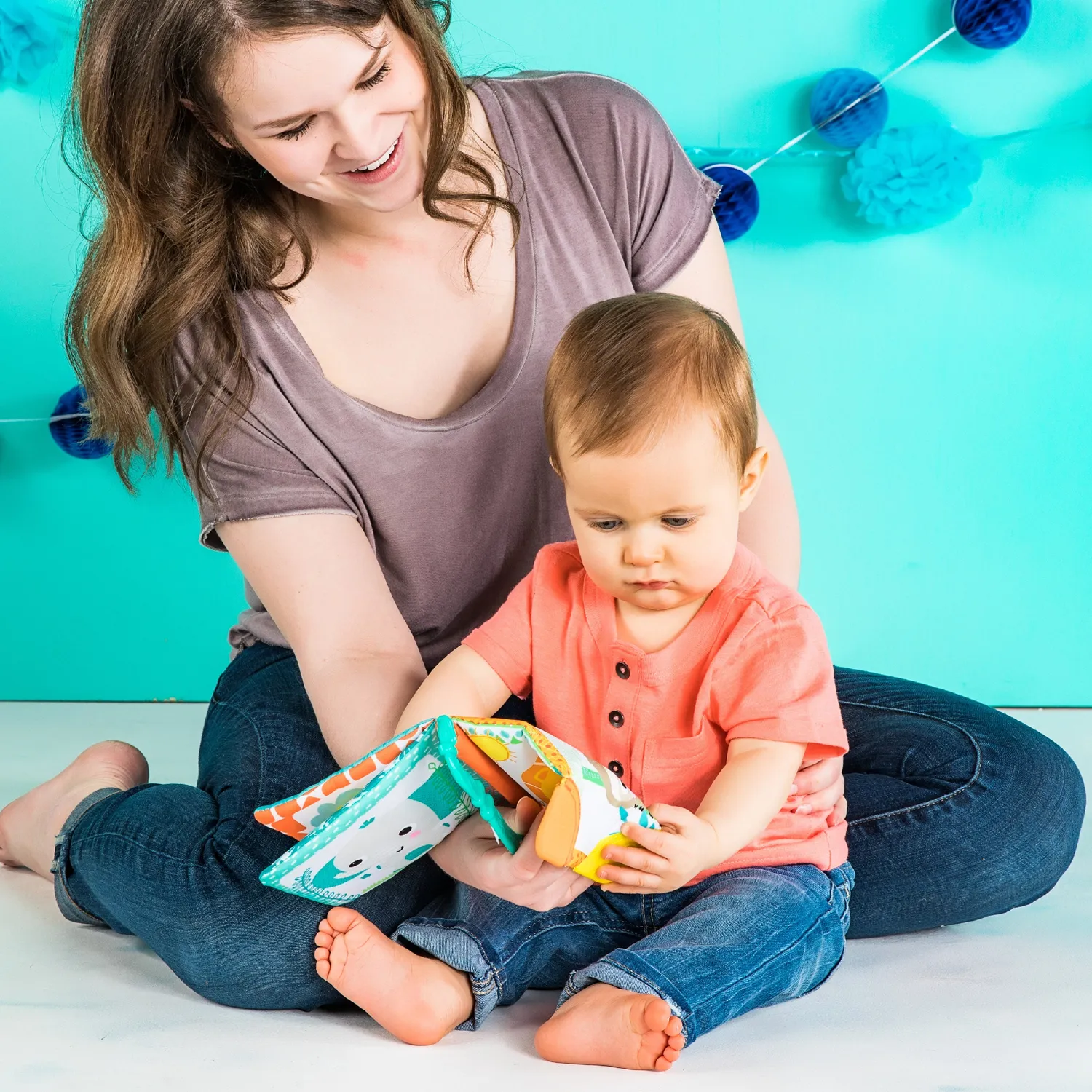 Bright Starts Teethe & Read Stoffbuch mit Beissecken