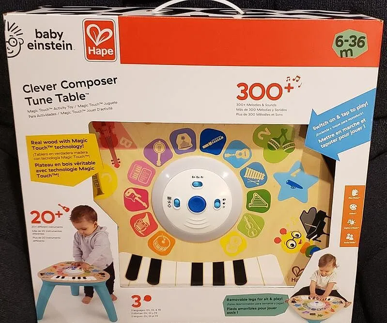 Baby Einstein Clever Composer Tune Table Spieltisch Holz