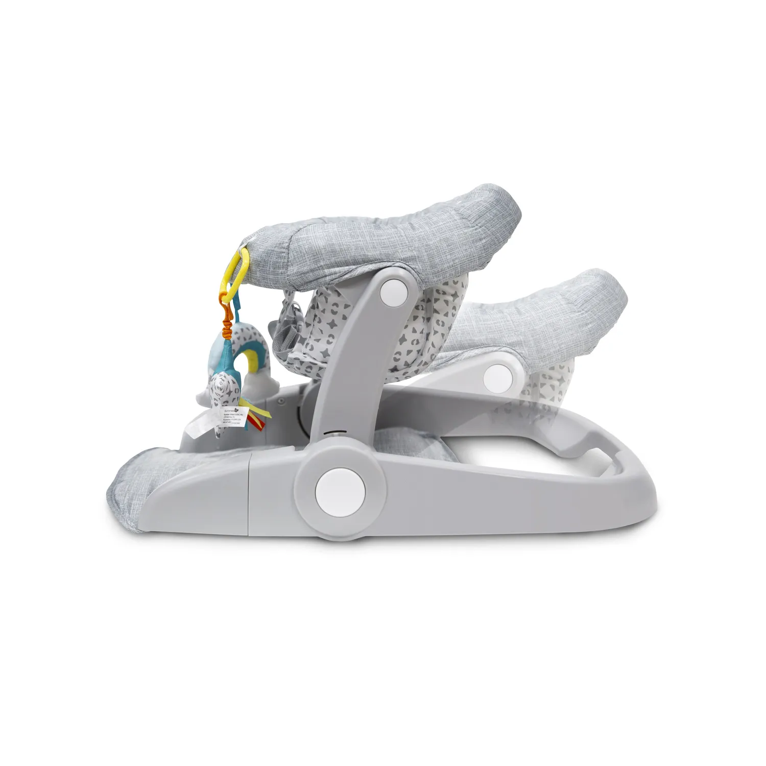 Ingenuity Learn-to-Sit 2-Position Babysitz Heather Gray faltbar