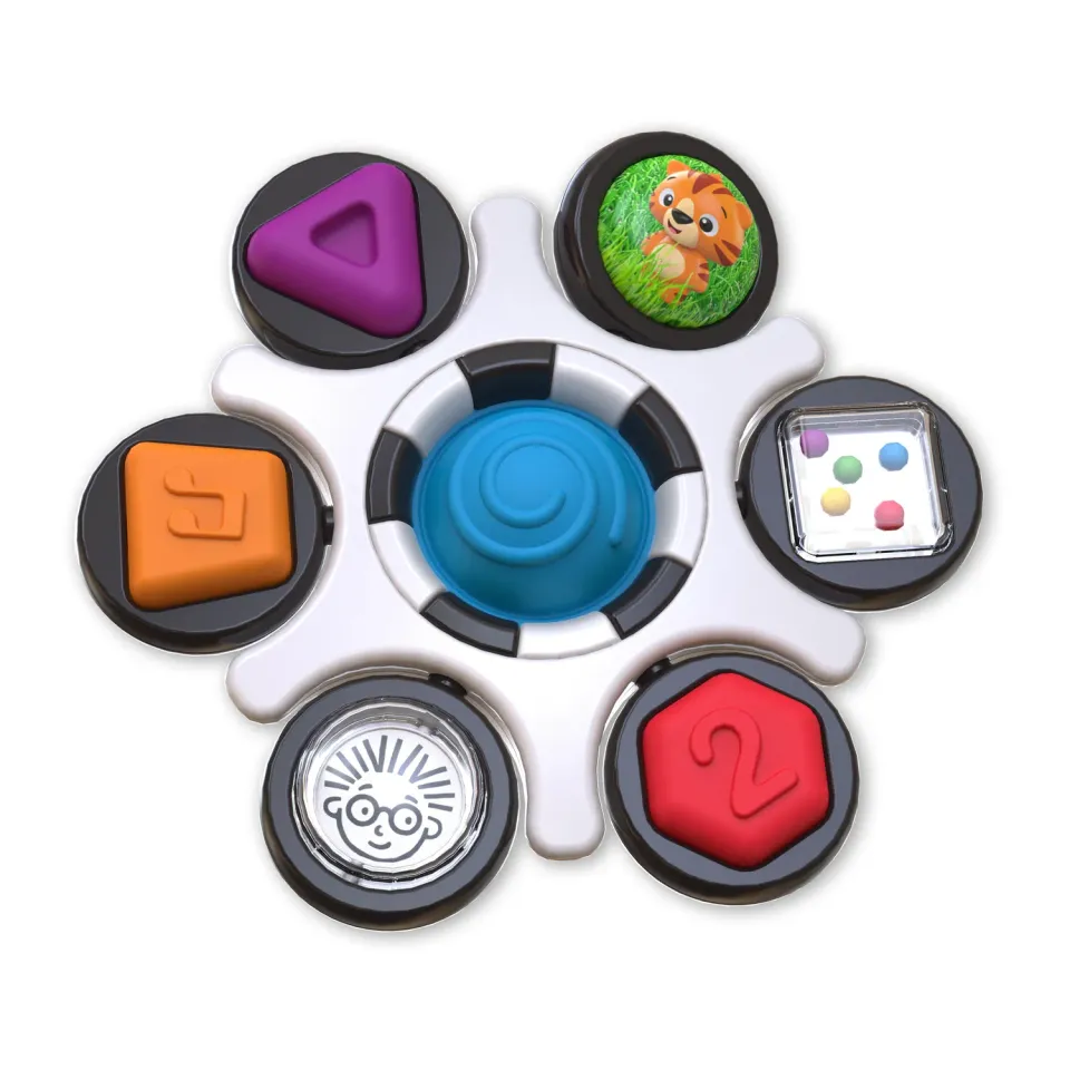 Baby Einstein Curiosity Clutch Twist Pop Rassel Greifspielzeug