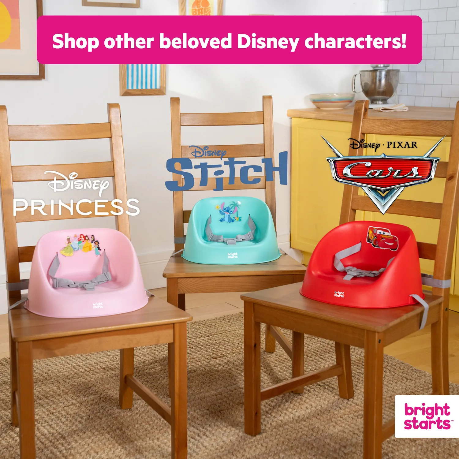 Bright Starts Disney Princess My Spot Sitzerhöhung rosa