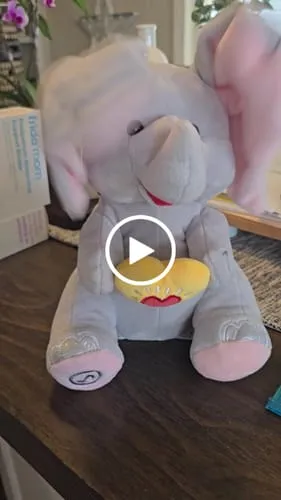 TUMAMA Plüsch-Elefant Interaktiv Peek-a-Boo Musik