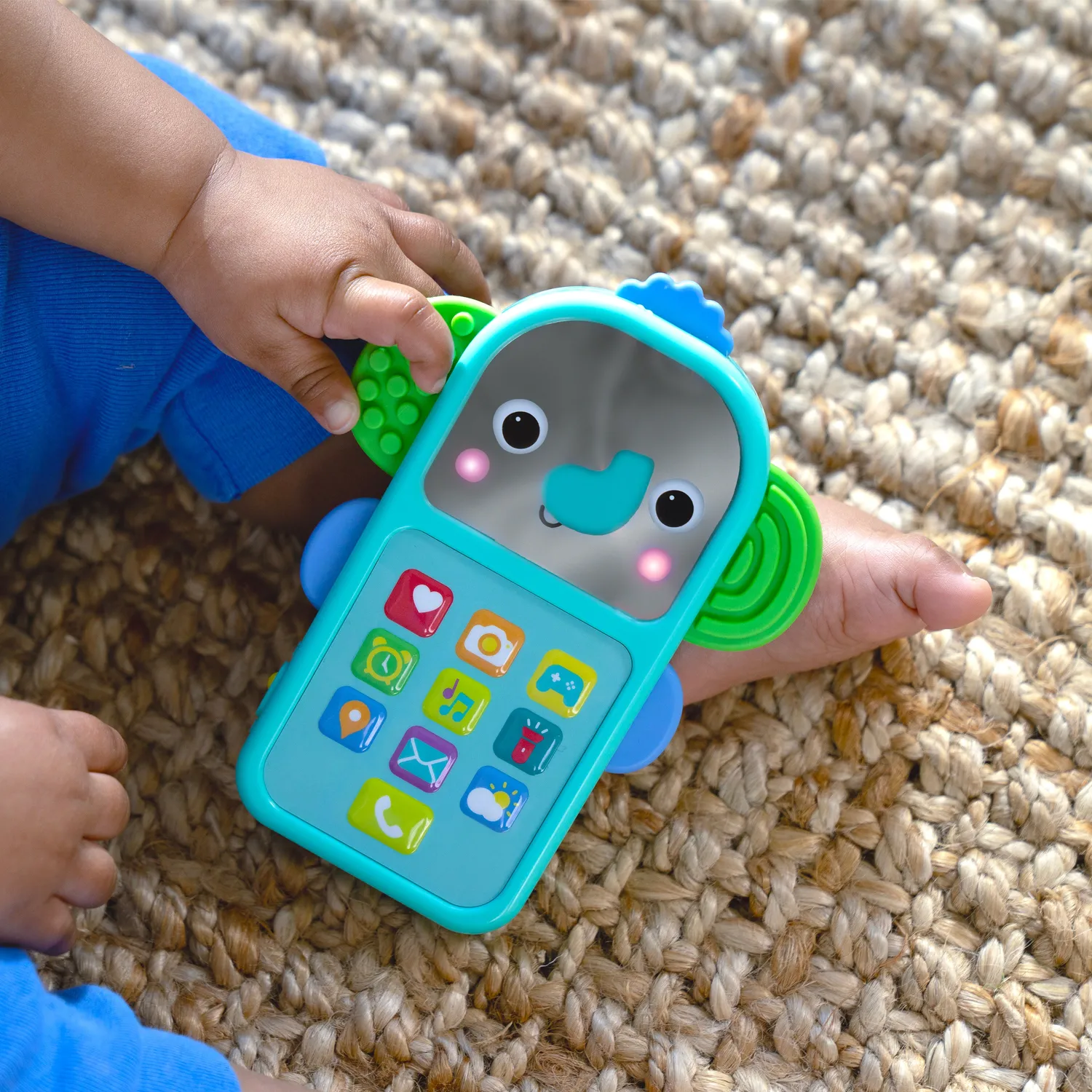 Bright Starts Elephone Spielhandy Musik Licht Spiegel ab 6 Monate