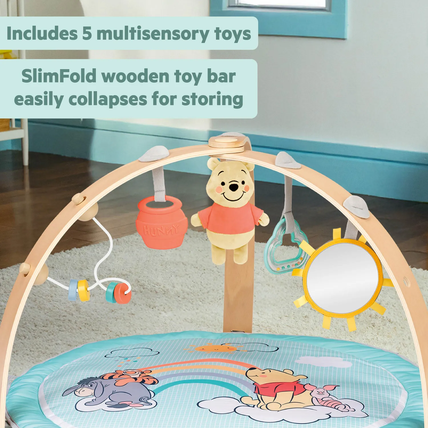 Bright Starts Disney Baby Winnie Pooh Spieldecke Hunny Hangout