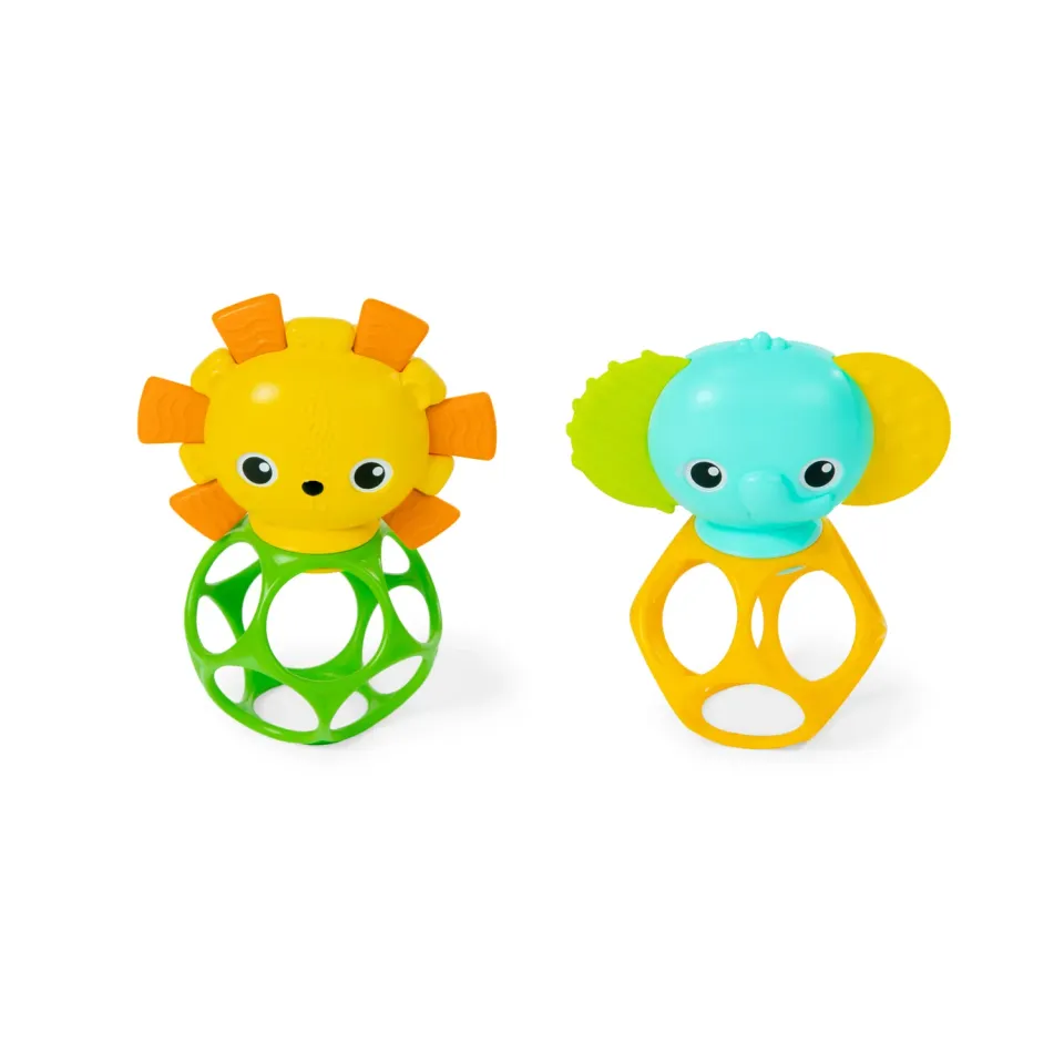 Bright Starts Soother Pals Beissspielzeug 2er Pack flexibel