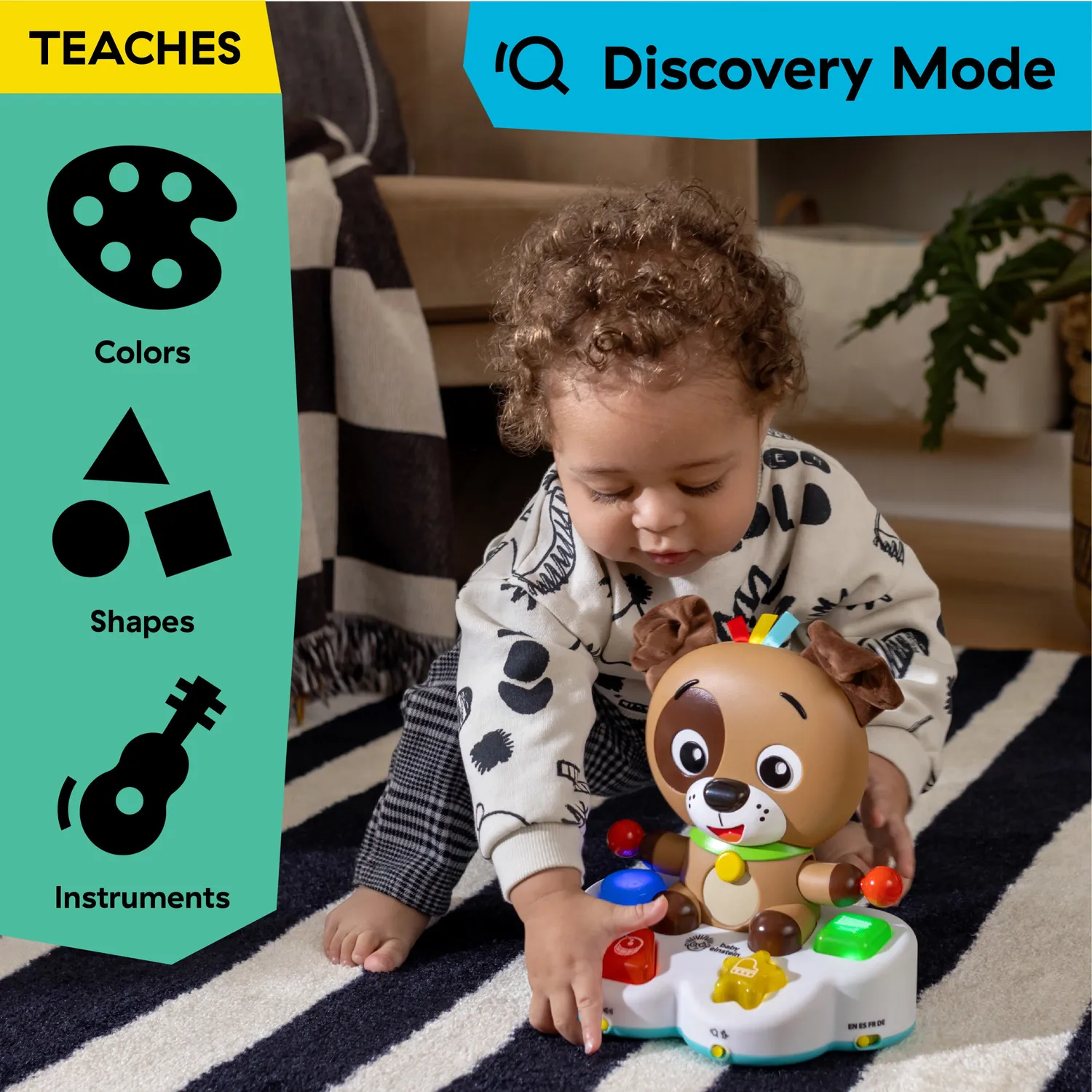 Baby Einstein Drum & Learn Dean Lernspielzeug 4 Sprachen