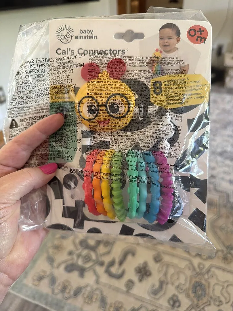 Baby Einstein Cal's Connectors Greifringe 8 Stück bunt