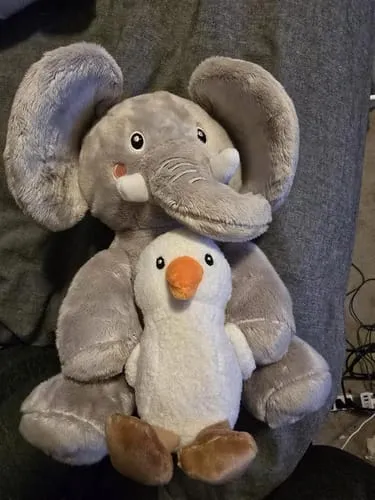 TUMAMA Plüschelefant Kuscheltier mit Aufnahme