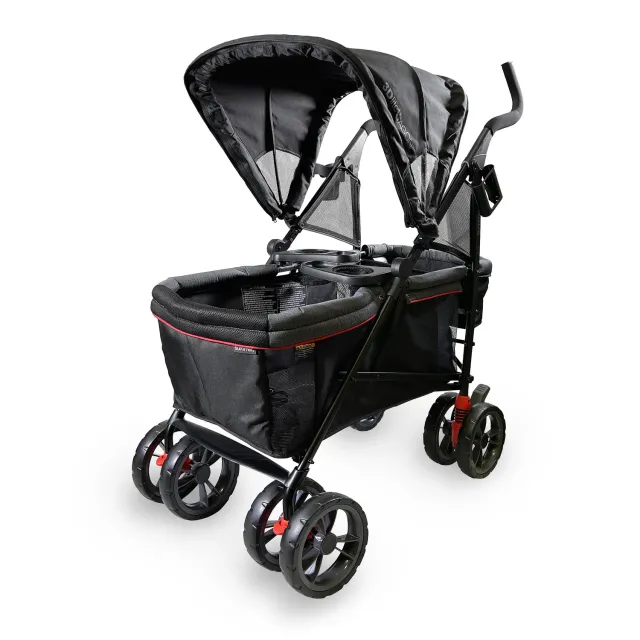 Summer by Ingenuity 3Dlite Wagon Bollerwagen rot-schwarz