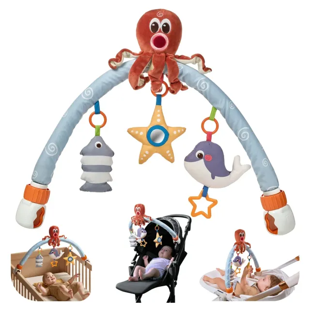 TUMAMA Ocean Spielbogen Kinderwagen Krippe Rasseln