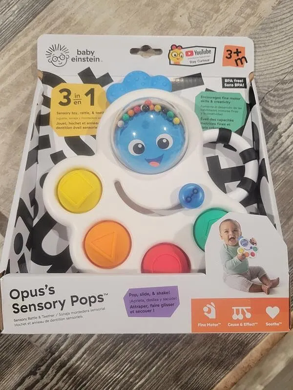 Baby Einstein Octo-Push Bubble Pop Sensorikspielzeug Beissspielzeug 6M+