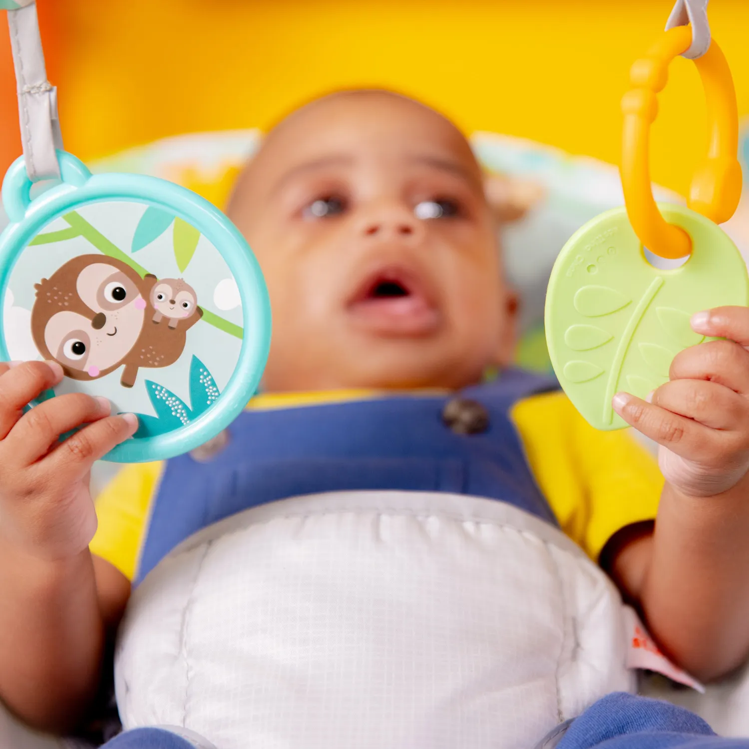 Bright Starts Safari Fun Babywippe mit Vibration
