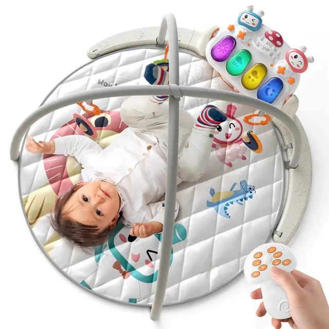 TUMAMA TM220 Spielbogen Babygym mit Piano Lichter