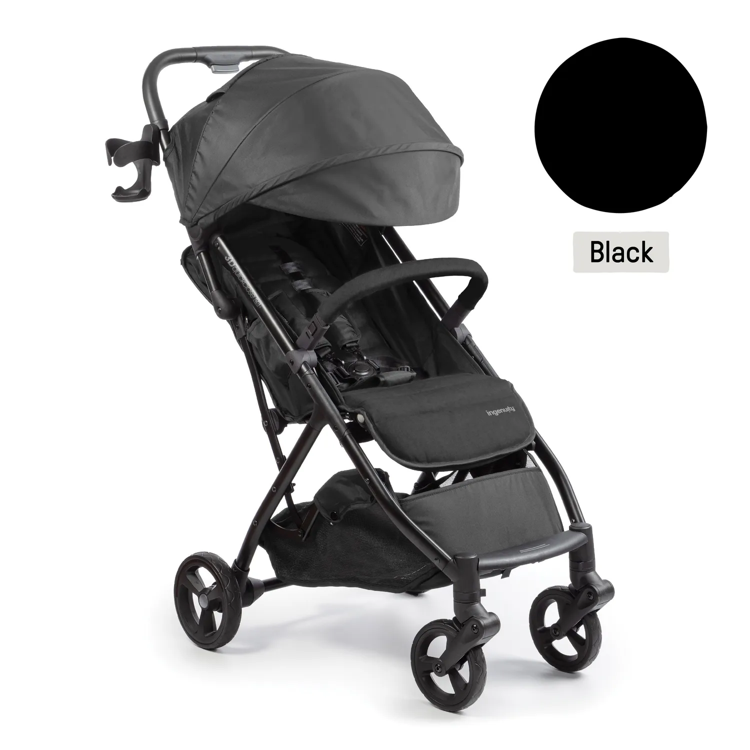 Ingenuity 3Dquickclose CS+ Compact Fold Buggy Schwarz Einhand-Faltung