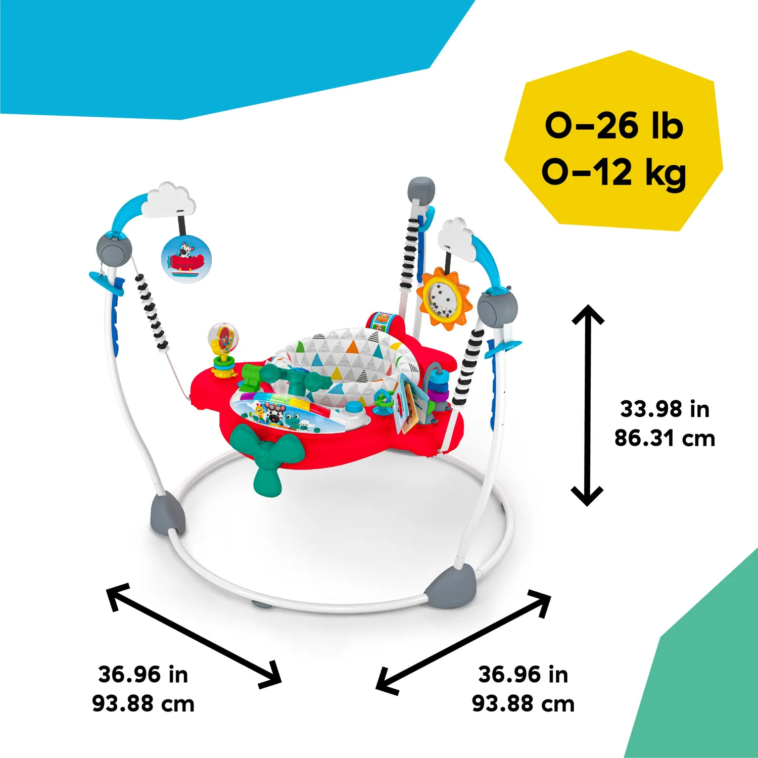Baby Einstein Ocean Explorers Airplane Adventure Jumper mit Licht