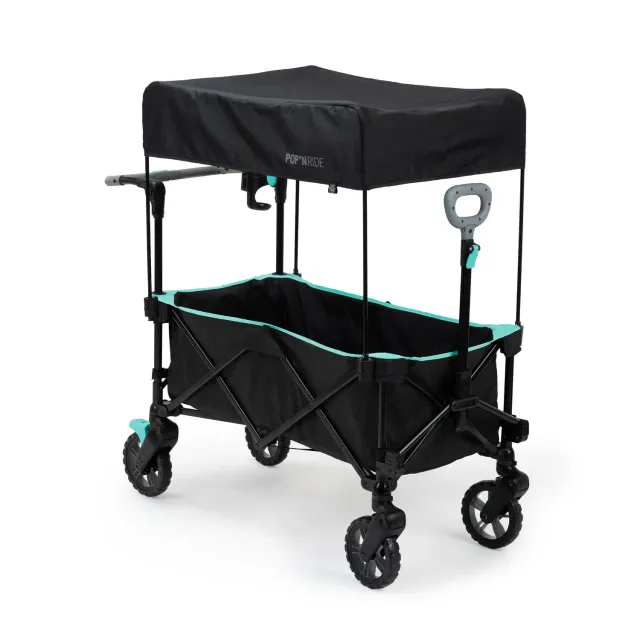 Summer by Ingenuity Pop 'N Ride Bollerwagen Schwarz-Türkis