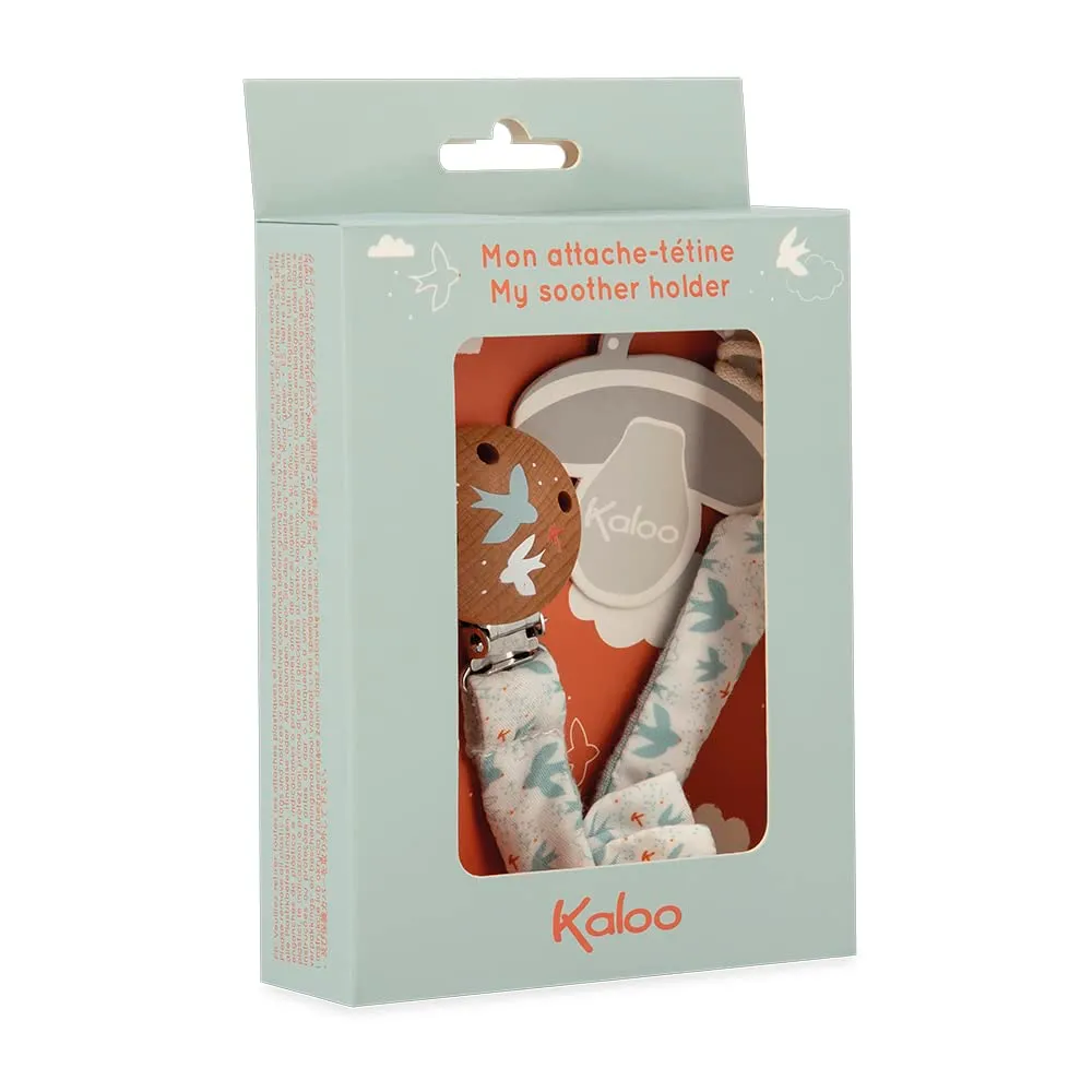 Kaloo K'Doux Schnullerkette Taube 16,5 cm Baumwolle