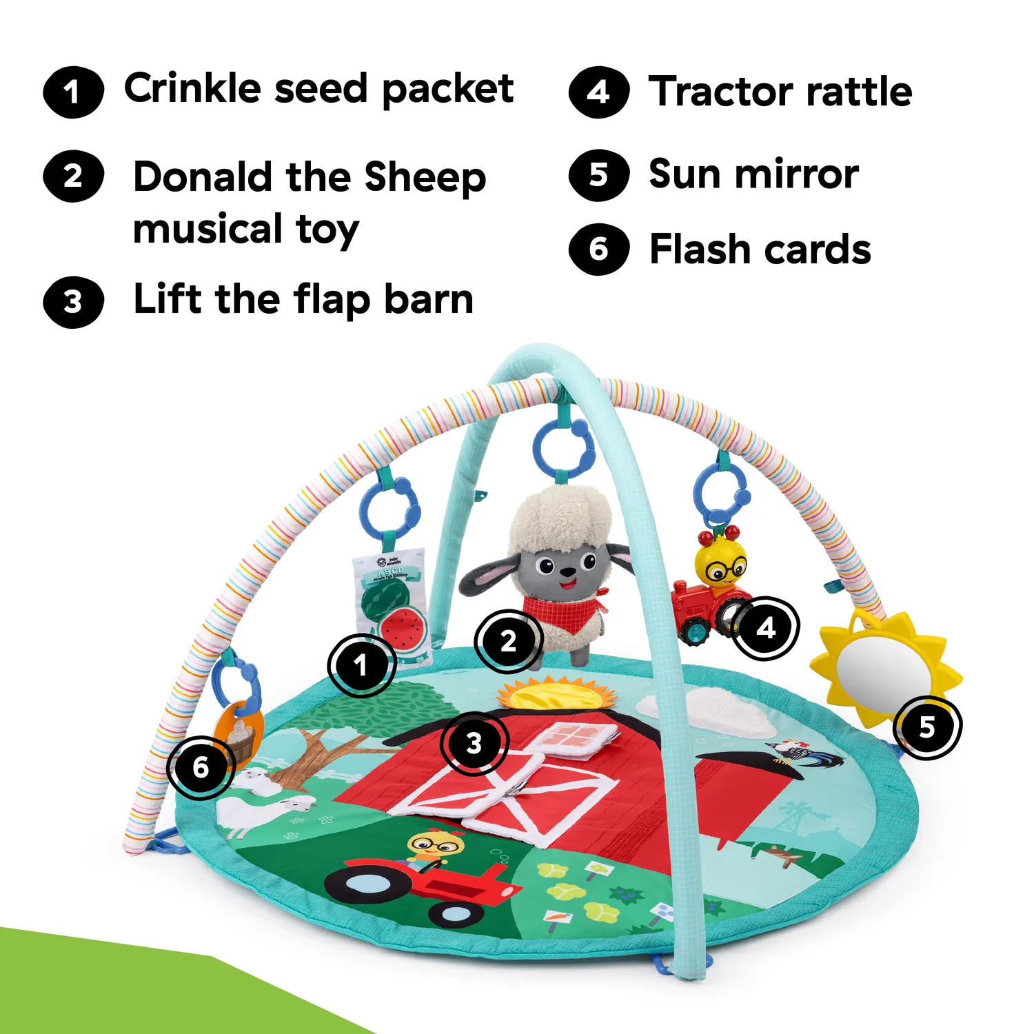 Baby Einstein Farm Explorers Spielbogen Bauernhof waschbar