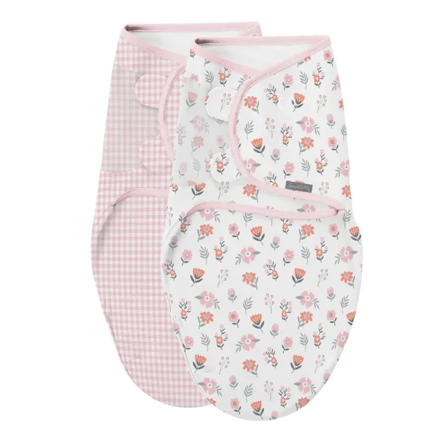 SwaddleMe Original Pucksack 0-3 Monate Floral 2er Baumwolle
