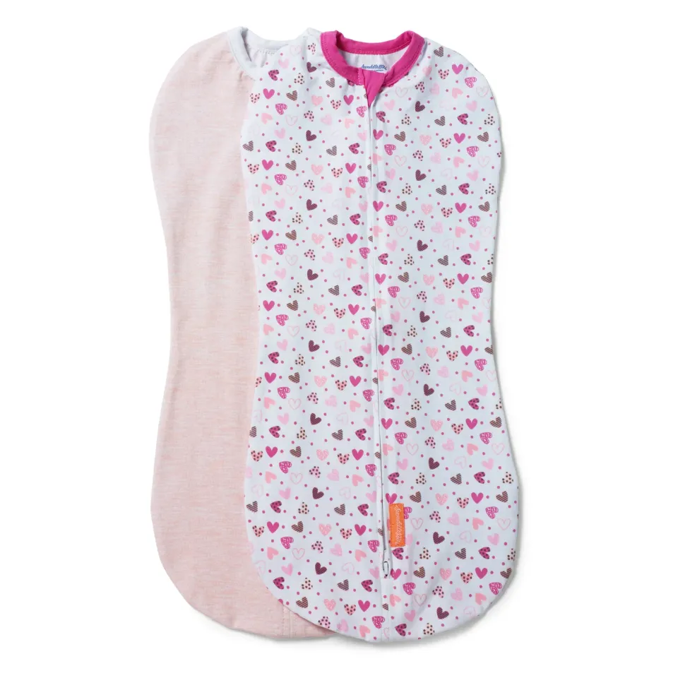 SwaddleMe Pod I Heart You Pucksack SM 0-3 Monate 2er 1,0 TOG